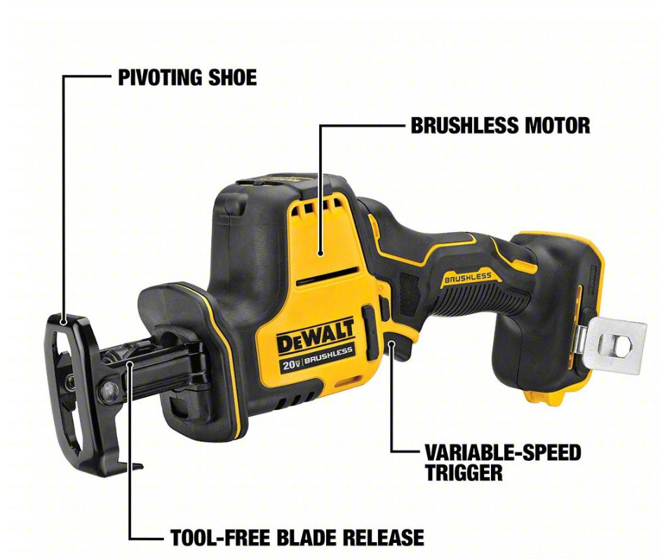 DeWalt Atomic Compact series 20V Reciprocating Saw