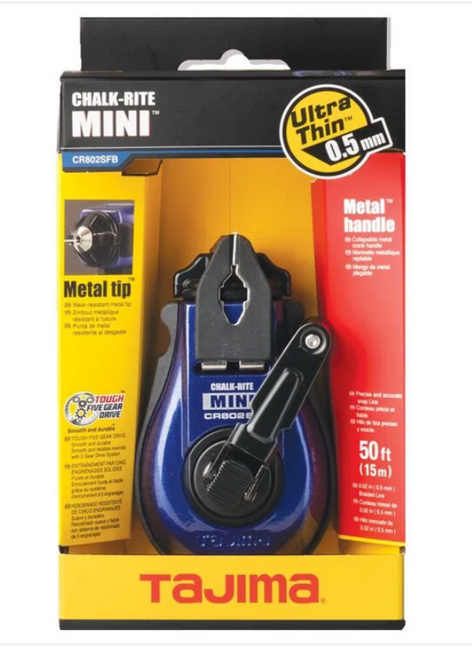 Tajima Chalk-Rite MINI Ultra-Thin 0.5mm Chalk Snap-Line