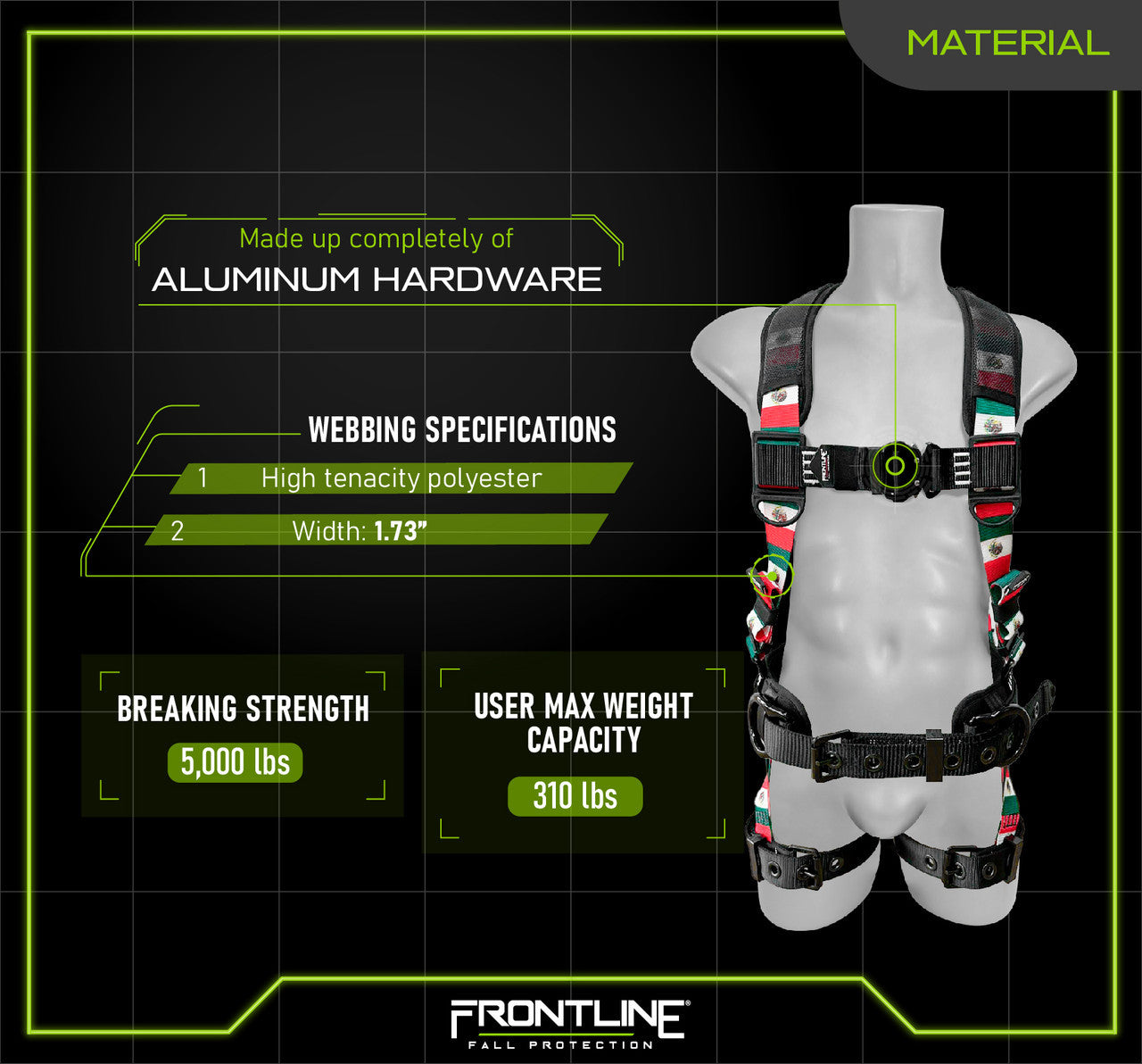 Frontline  Mexican Style Full Body Harness